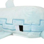 JINX Minecraft Dolphin Plush Toy - Light Blue 13.75