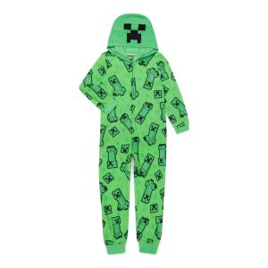 Minecraft Boys One-Piece Pajamas Size 6/7