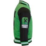 Boys' Green Minecraft Bomber Jacket, Size 8