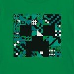 Minecraft Creeper Face T-Shirt for Boys - Medium