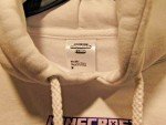 Minecraft Unisex White Hoodie with Purple Graphics