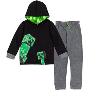 Minecraft Creeper Fleece Hoodie & Pants Set 10-12