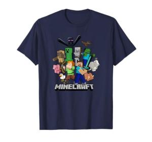 Minecraft Heroes & Villains Group T-Shirt
