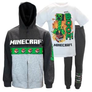 Minecraft Boys' 3-Pack Hoodie, Tee & Pants Set