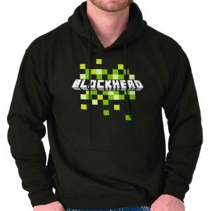 Funny Minecraft Blockhead Pun Hoodie for Gamers