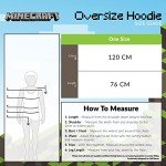 Light Green Minecraft Fleece Hoodie Blanket for Kids