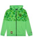 Creeper Zip Up Hoodie for Boys - Green