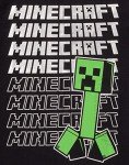 Boys' Black Minecraft Creeper T-Shirt, Size 7-8