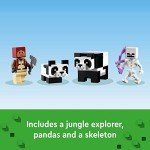 LEGO Minecraft Panda Haven Toy House Set