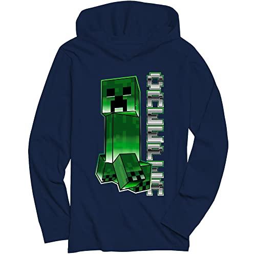 Minecraft Creeper Long Sleeve Hoodie for Boys