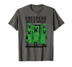 Creepers Need Hugs March Minecraft T-Shirt