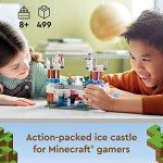 LEGO Minecraft Ice Castle Building Set (499 Pieces)