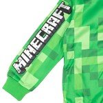 Minecraft Creeper Boys Fleece Zip-Up Hoodie