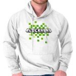 Funny Blockhead Pun Hoodie for Game Lovers