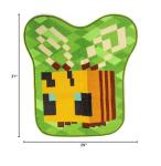 Minecraft Honey Bee Accent Rug | 31x29 Inches