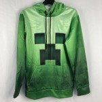 Minecraft 3D Printed Green Creeper Hoodie - Youth M
