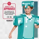 Blue Armor Deluxe Minecraft Costume, Medium