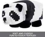 Minecraft Panda Plush Toy - Soft Video Game Doll