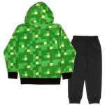 Minecraft Creeper Hoodie and Jogger Pants Set