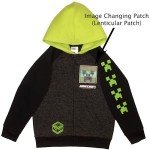 Minecraft Creeper Boys Hoodie, Tee, and Joggers Set
