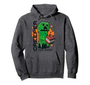 Minecraft Creeper TNT Boom Pullover Hoodie
