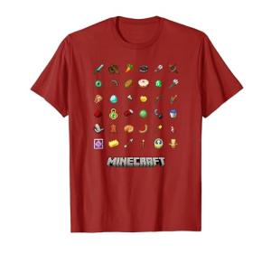 Minecraft Textbook T-Shirt for Fans