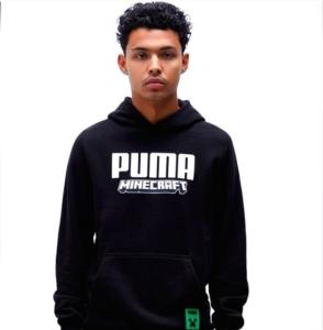 Puma Minecraft Black Hoodie - Size Medium