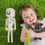 Minecraft Plush Toy Set: Creeper, Pig, Wolf & More