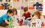 Minecraft Plush Toy Set: Creeper, Pig, Wolf & More