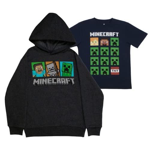 Minecraft Boys' Hoodie and T-Shirt Set - Size 8