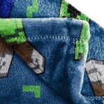 Minecraft Creeper Plush Throw Blanket - 46 x 60 Inches