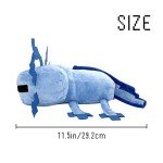 Blue Axolot Plush Toy for Minecraft Fans