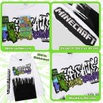 Creeper Minecraft Hoodie for Kids and Teens