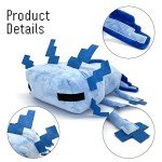 Blue Axolot Plush Toy for Minecraft Fans