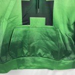 3D Printed Minecraft Creeper Green Hoodie for Kids