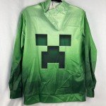 3D Printed Minecraft Creeper Green Hoodie for Kids