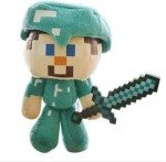 Minecraft Plush Toys: Chicken, Cat & Iron Golem