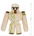 Minecraft Plush Toys: Chicken, Cat & Iron Golem