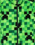Minecraft Creeper Fleece Zip Jacket for Boys