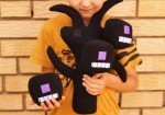 EASELR 13-Inch Minecraft Black Plush Toy
