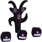 EASELR 13-Inch Minecraft Black Plush Toy