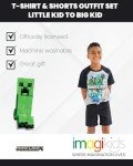 Minecraft Alex & Steve Graphic Tee and Shorts Set