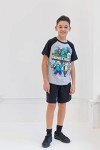 Minecraft Alex & Steve Graphic Tee and Shorts Set