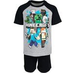 Minecraft Alex & Steve Graphic Tee and Shorts Set
