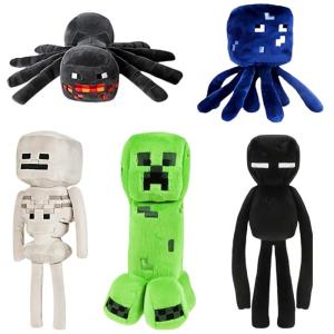 Minecraft Plush Toy Set – 5 Adorable Characters