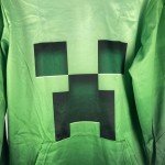 3D Printed Green Creeper Hoodie for Kids