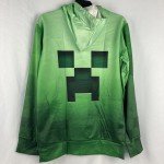 3D Printed Green Creeper Hoodie for Kids