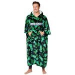 Minecraft Fleece Hoodie Blanket for Teens and Men