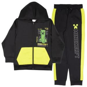 Minecraft Creeper Hoodie and Joggers Set for Kids