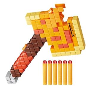 Minecraft Nerf Firebrand Dart Blasting Axe Toy